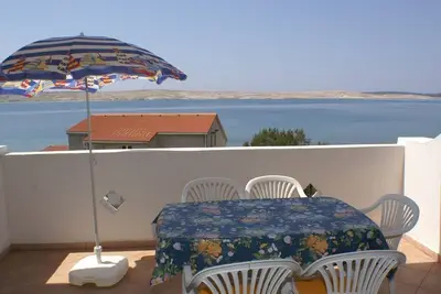 Appartement d'une chambre prés de la plage Kustici, Pag (A-4087-a)