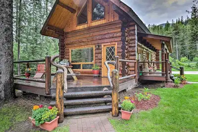 Image de Glacier Park 2br Log Cabin, «Meilleur dans l'Ouest!