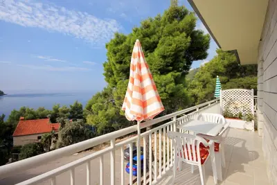 Appartement d'une chambre prés de la plage Brna, Korcula (A-4478-b)