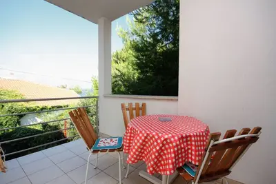 Image de Appartement d'une chambre avec la terrasse et la vue sur le mer Murter (A-5078-b)
