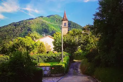 Image de Porretta Maison: maison de vacances Ă Porretta Terme avec jardin panoramique