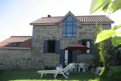 Image de Belle maison vue mer à Muros, Galice.