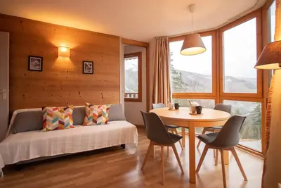 Image de Charmant 3 pièces à Valmorel avec balcons et casier à skis