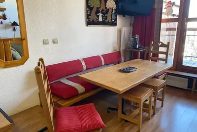 Image de Charmant duplex classé 3 cristaux, 6 pers, proche pistes, balcons Nord-Sud, Arc 1800