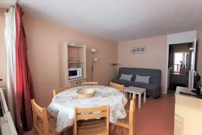Image de Appart 6 personnes, 1 chambre, pied pistes, balcon sud, La Mongie