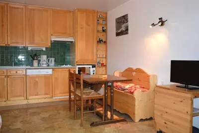 Image de Appt 2p avec balcon au centre du Chinaillon, proche pistes, parking et casier à ski