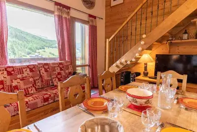Image de Sublime 3 pièces avec mezzanine à Valmorel, 8 pers, animaux admis, parking en option