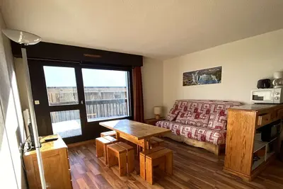 Image de Appartement cosy 2 pièces, 6 pers, balcon sud, proche pistes et commerces - Alpe d'Huez