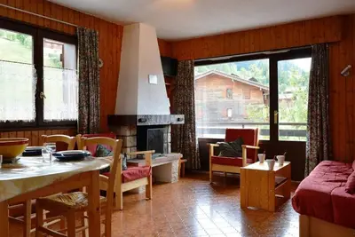 Image de Studio cabine 4 pers. au pied des pistes avec balcon sud - Le Grand-Bornand