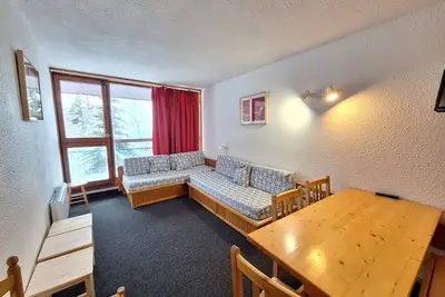 Image de 2 pièces pour 6 personnes proche pistes avec Wifi et animaux admis