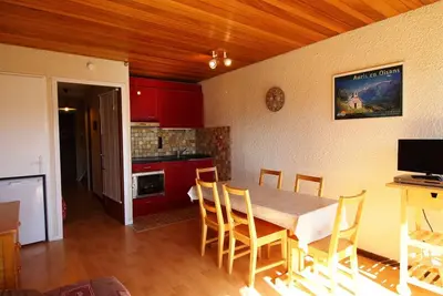 Image de Studio cabine rénové au pied des pistes, 6 pers, proche services