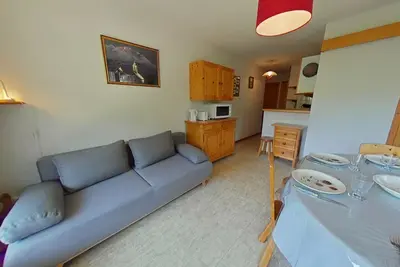 Image de Appartement 2 Pièces Cabine avec Balcon Sud - Proche Pistes et Commerces