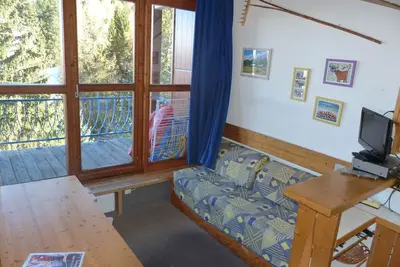 Image de Appartement duplex 5 pers, 35m², balcon, proche pistes et remontée, Arc 1800 Charmettoger