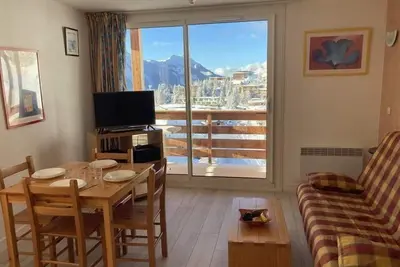 Image de Maxi studio 4 pers. N°74 B au rond point des pistes 2 avec Wifi