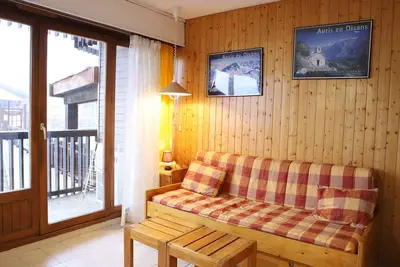 Image de Studio cosy 3 couchages, balcon sud, skis aux pieds, commerces à proximité - Auris en Oisans