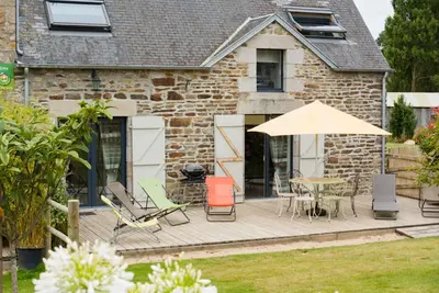 Image de Maison familiale avec jardin clos et animaux, proche plage