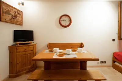 Image de Studio divisible Valmorel 5 personnes avec balcon et parking optionnel