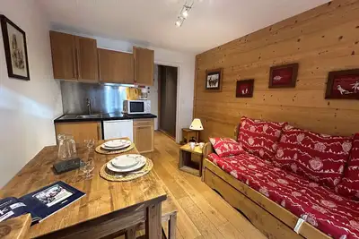 Image de Studio cosy pour 2 personnes à Méribel, proche des pistes et commerces