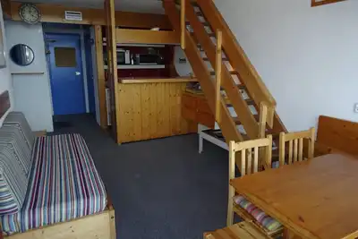 Image de Appartement Duplex 52m², 7 pers, proche pistes/commerces, animaux admis, parking, Wi-Fi