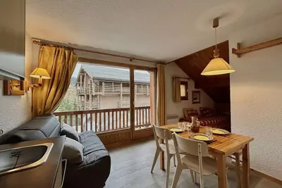 Image de Appartement Montagne 4 pers à Méribel, Proche Pistes et Commerces, Animaux Acceptés
