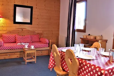 Image de Studio 3 couchages près des pistes, balcon, piscine, sauna, WiFi inclus, casier à ski - Risoul 1850