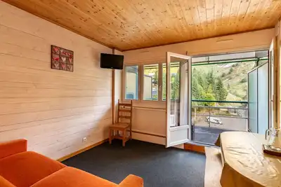 Image de Chaleureux studio 6 pers, ascenseur, balcon, proche pistes