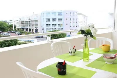 Image de Studio Cabine 4 Pers avec Balcon, Parking et Piscine aux Minimes - La Rochelle