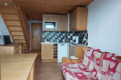 Image de Chaleureux duplex pour 4 pers avec balcon et Wifi à Arc 1800