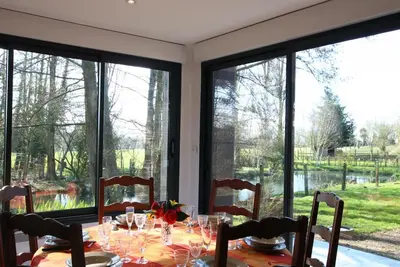 Image de Maison paisible à Avranches: 3 chambres, jardin privé, Bbq, ping-pong, animaux acceptés