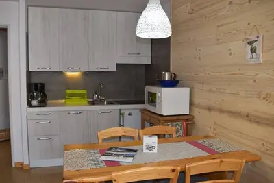 Image de Studio cosy pour 4 pers avec balcon, parking et animaux acceptés à Montgenèvre