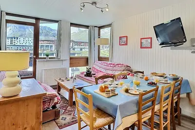 Image de Appartement spacieux 4 pièces 8 pers à Tignes, Lavachet, proche pistes & commerces, balcon sud