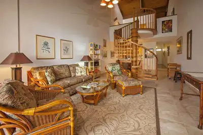 Image de Loft Ocean View 2 chambres à Kamaole Sands dans le sud de Kihei. 6 couchages. 10-405