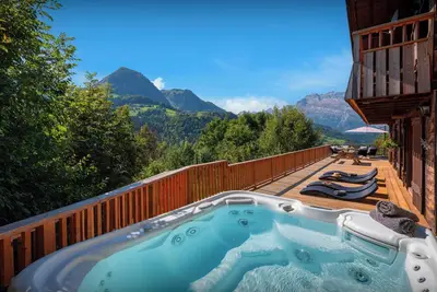 Image de Chalet Morclan - séjour familial cosy 8p à Manigod, jacuzzi - Ovo Network