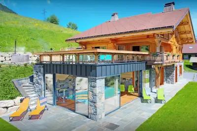 Image de Lodge La Source - séjour alpin au calme 12p avec piscine - Ovo Network