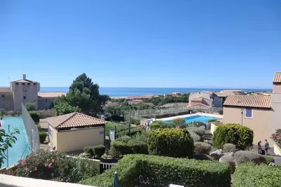 Image de Appartement 2 pièces, piscine, parking, proche plage - St Pierre la Mer