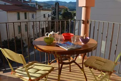 Image de Studio cabine Ă 50m de la plage avec terrasse et lave-linge