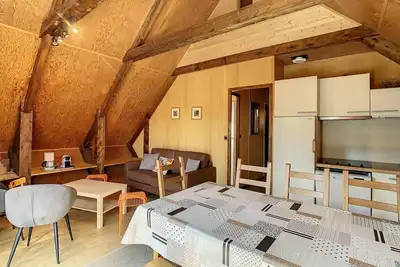 Image de Chalet cosy 10 pers, terrasse sud, park, Ă 50m des pistes et commerces