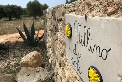 Vue sur la mer villa située dans une mer de. . . d'olive