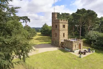 Image de La Knoll Tower est une maison de vacances unique en son genre construite à la fin du XIXe siècle.