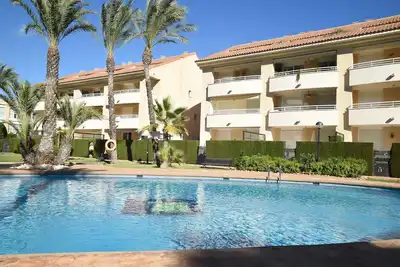 Image de Javea Golden Beach 1 Appartement avec terrasse 120m2, un seul niveau, Arenal