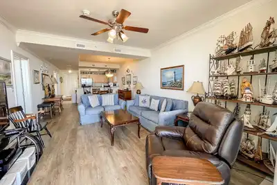 Gulf Front Condo de luxe au 7ème étage avec vue sur le golfe du Mexique