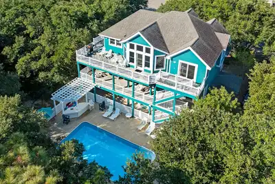 Image de Las Brisas: maison 5 Br / 4 Ba à Corolla, pour 16 personnes