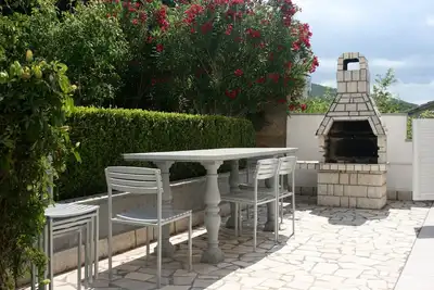 Appartement d'une chambre avec la terrasse et la vue sur le mer Crikvenica (A-5489-a)