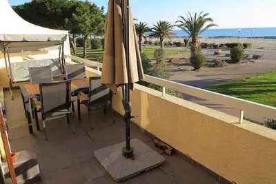 Image de T3 climatisé avec wifi, terrasse, parking - Argelès-sur-Mer
