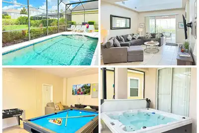 Image de Maison contemporaine de 5 chambres avec piscine privée et spa à Calabay
