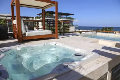 Image de Appartement Trendy sur Mamitas Beach - Playa del Carmen Locations de Vacances