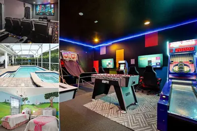 Image de Villa Sisayan à Champions Gate | Superbe décor, chambres d'enfants, jeux et salle de cinéma