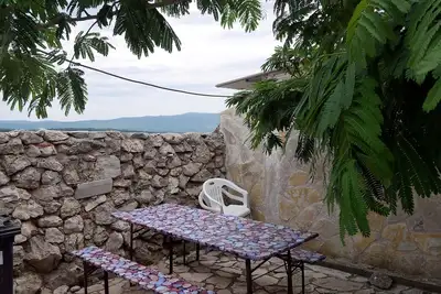 Garçonnière prés de la plage Krk (As-5399-a)