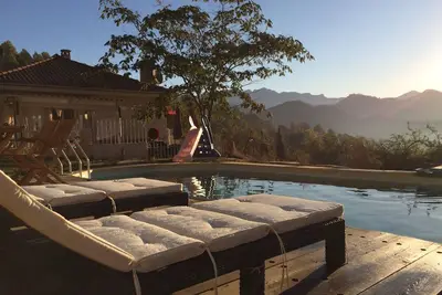Image de Suite Marilyne vue montagne avec Jacuzzi et Sauna privatif