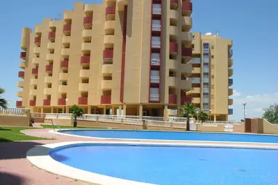 Image de Apart. 6ème étage, idéal pour les familles, wifi gratuit, balcon, vue sur la mer.